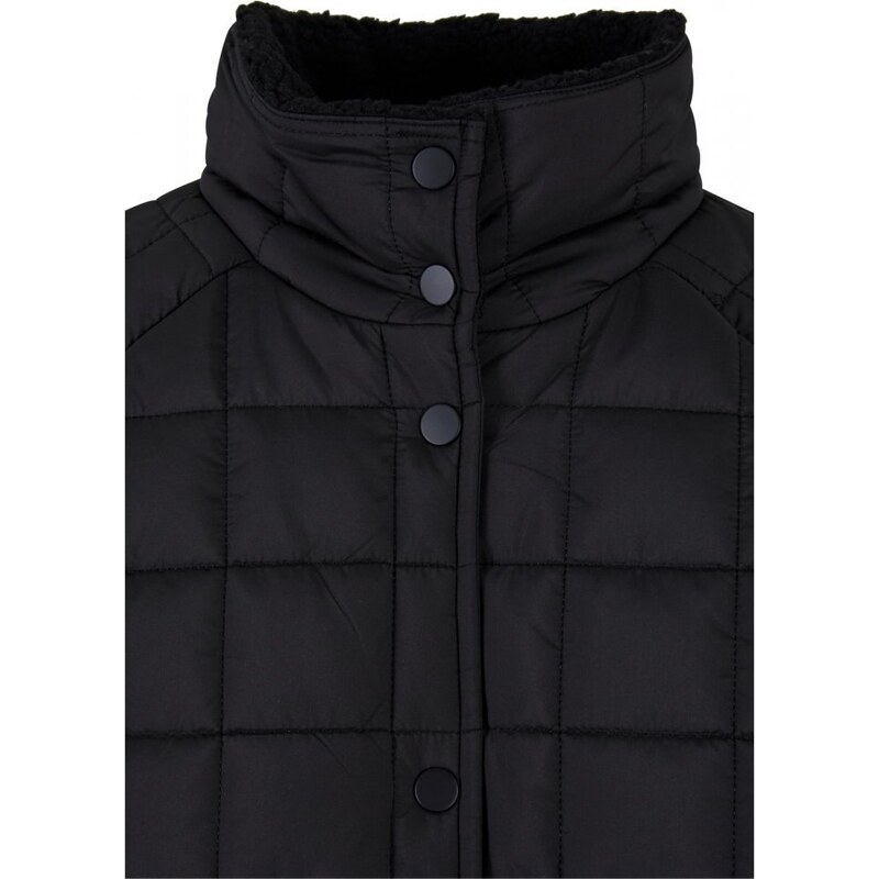 Dámský kabát Urban Classics Quilted - černý