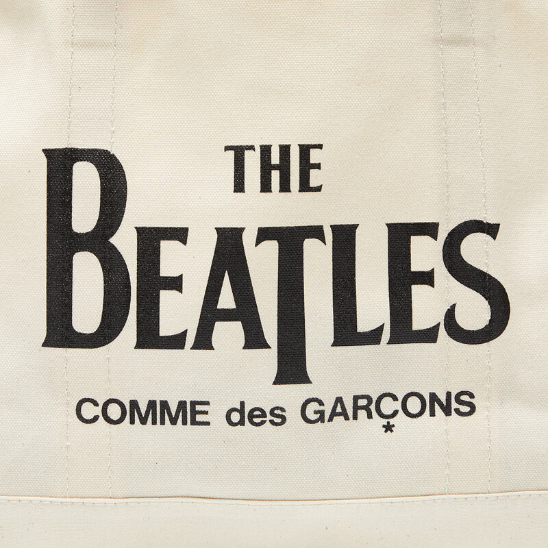 Comme des Garçons PLAY Comme des Garçons x The Beatles Shopper Bag Beige