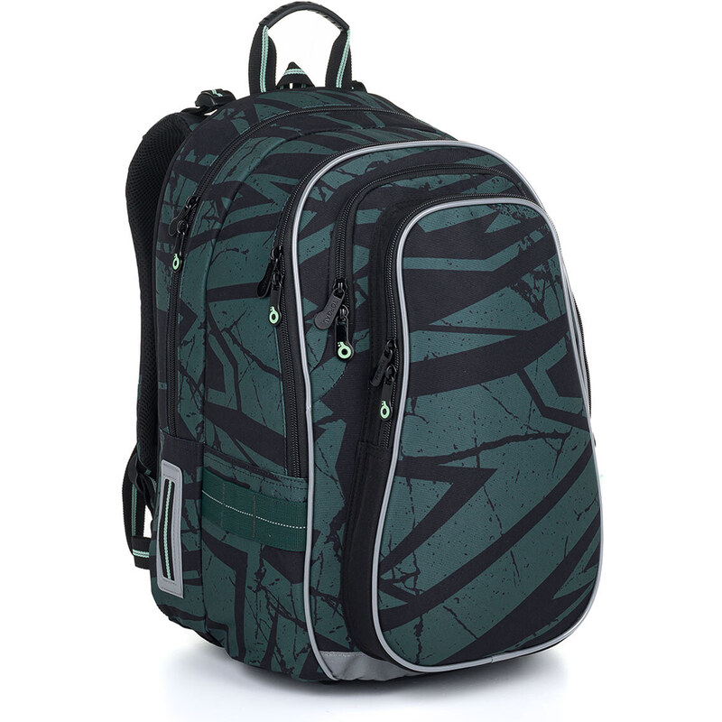 Školní batoh Zelený kámen Topgal LYNN 24018