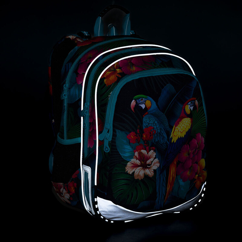 Školní batoh TOPGAL ELLY 24004 s papoušky
