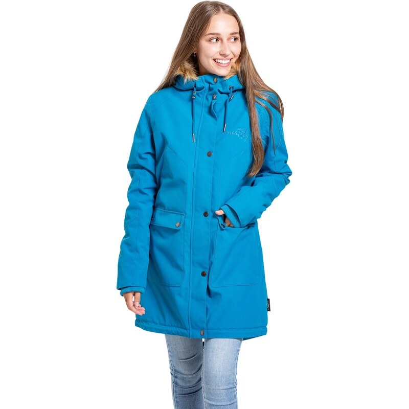 Meatfly dámská parka Amber Teal Blue | Modrá