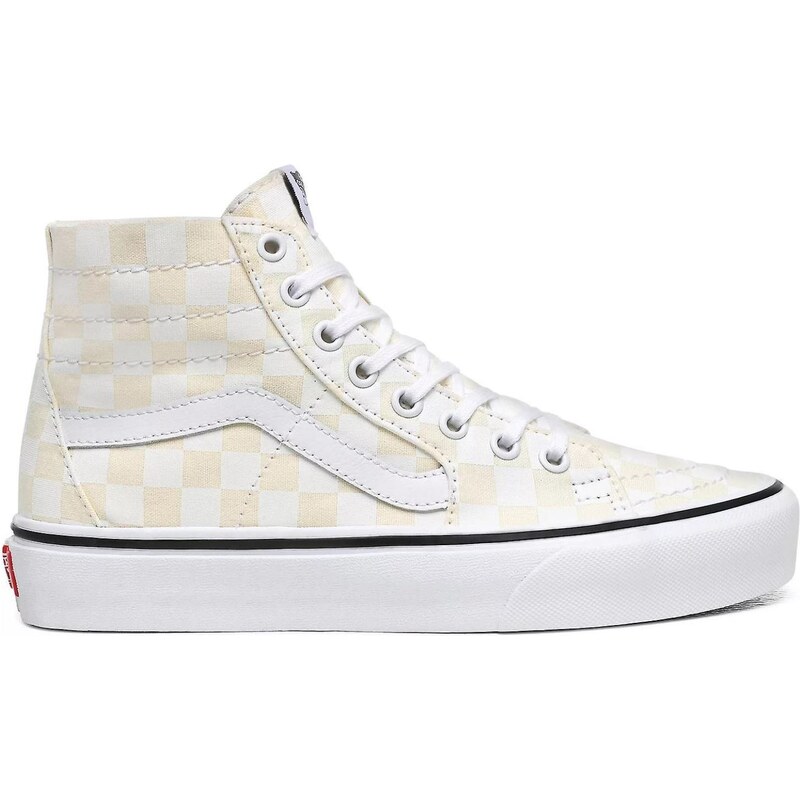 Dámské boty VANS Wmns SK8-High Checkerboard White-Yellow