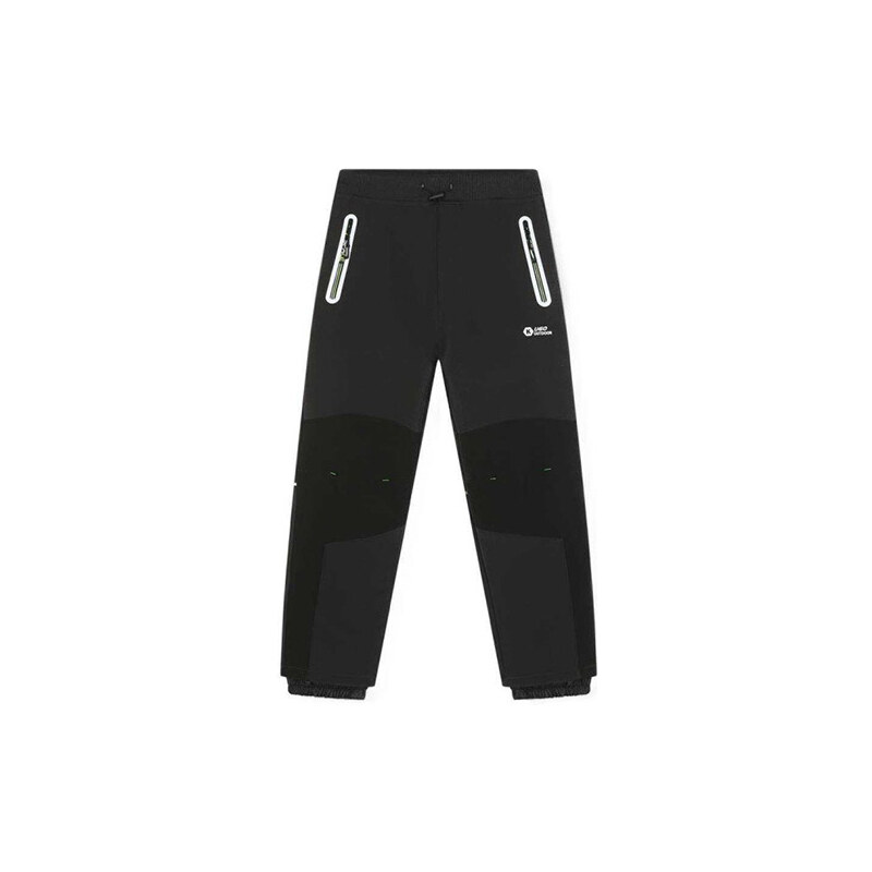 DĚTSKÉ SOFTSHELLOVÉ ZATEPLENÉ KALHOTY šedé Kugo HK5627