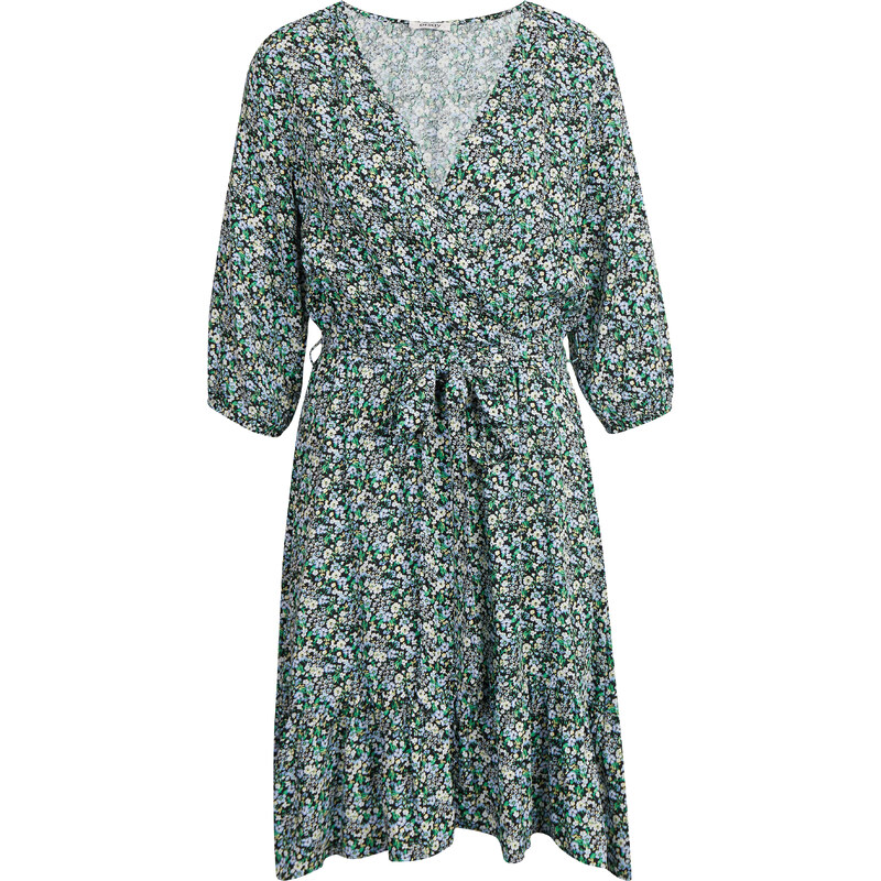 Zelené dámské vzorované šaty se zavazováním ORSAY - Dámské