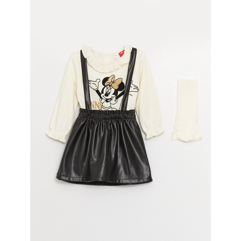 LC Waikiki Minnie Mouse potištěná 3dílná sada pro holčičky