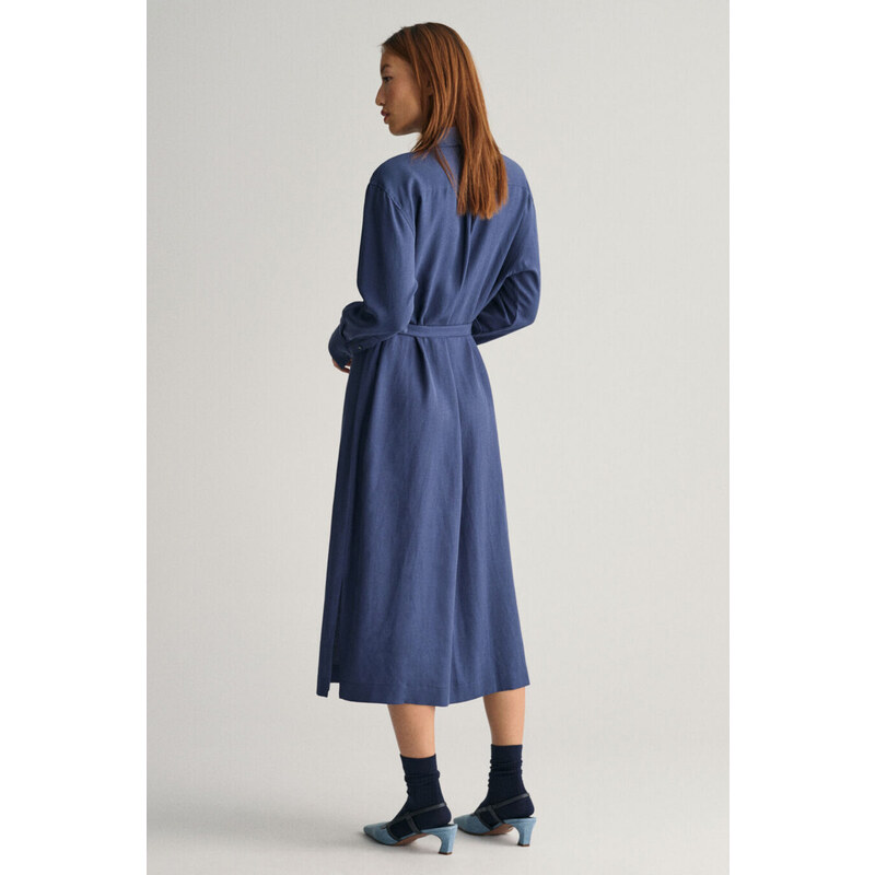 ŠATY GANT REL POCKET SHIRT DRESS modrá 32