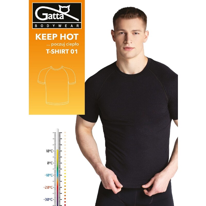 Gatta 43028 Keep Hot T-Shirt 01 Men M-2XL black 06