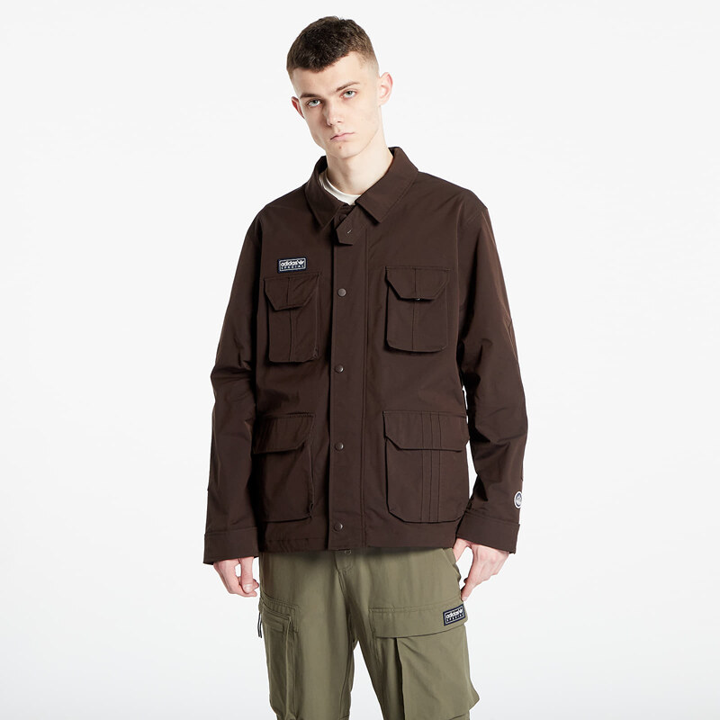 adidas Originals Pánská bunda adidas SPEZIAL Haslingden Jacket Dark Brown