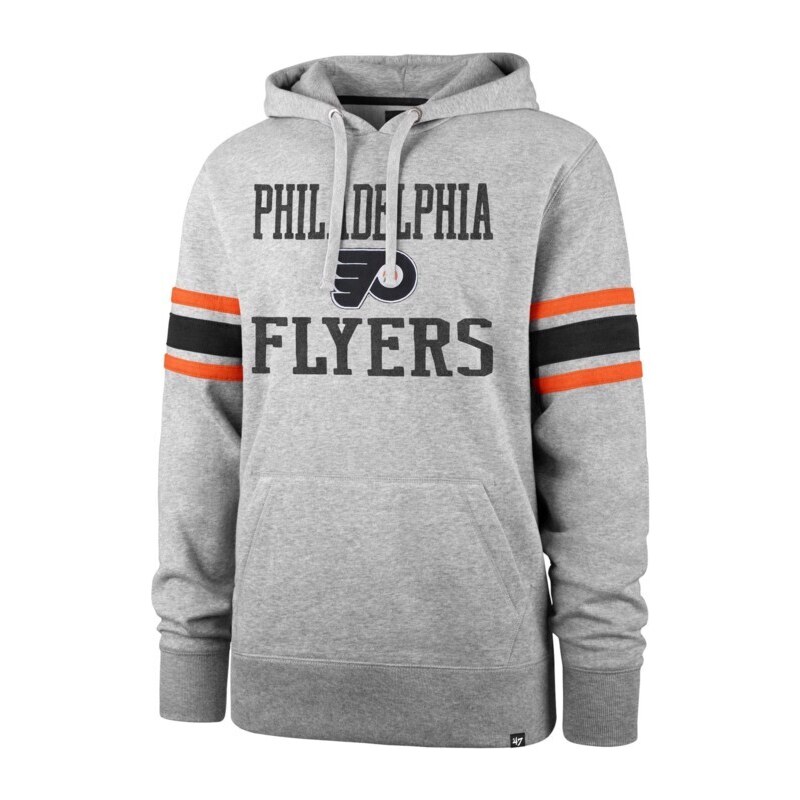 NHL Philadelphia Flyers Double Block ’47 Sleeve Stripe Hood Slate Grey S