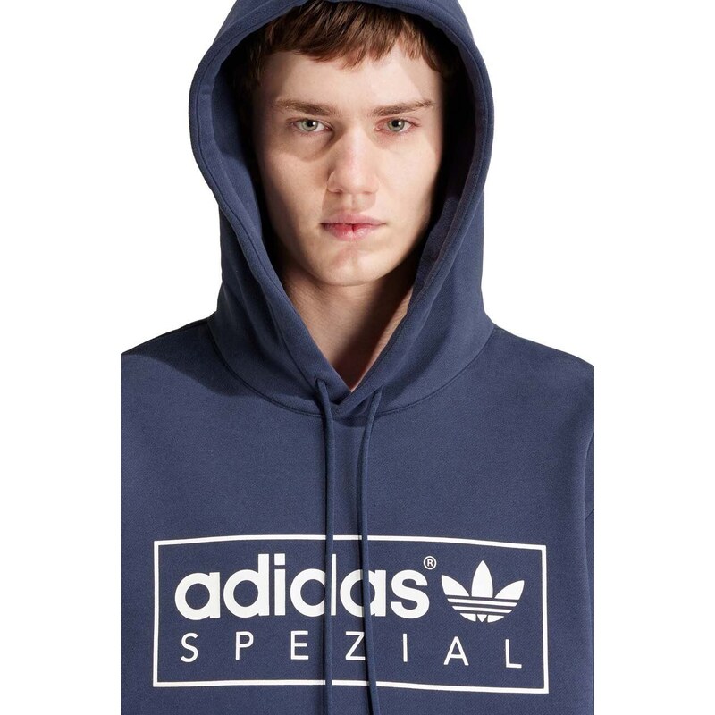 Mikina adidas Originals Banktop Hoodie SPZL pánská, s kapucí, s potiskem, IN6755