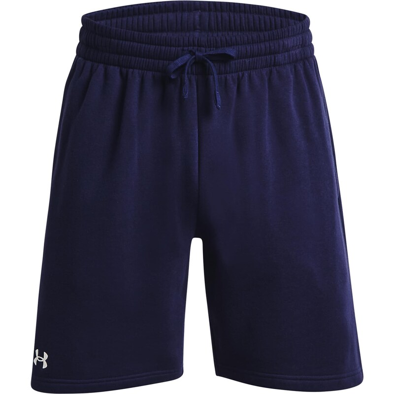 UNDER ARMOUR Sportovní kalhoty tmavě modrá / bílá