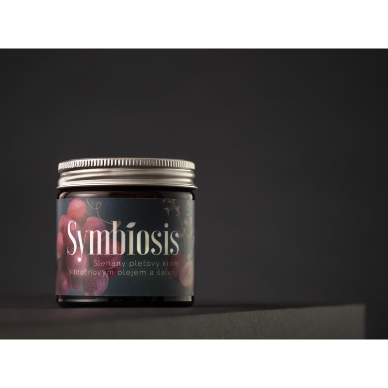 Šlehaný pleťový krém s hroznovým olejem a šalvějí 60 ml | Symbiosis