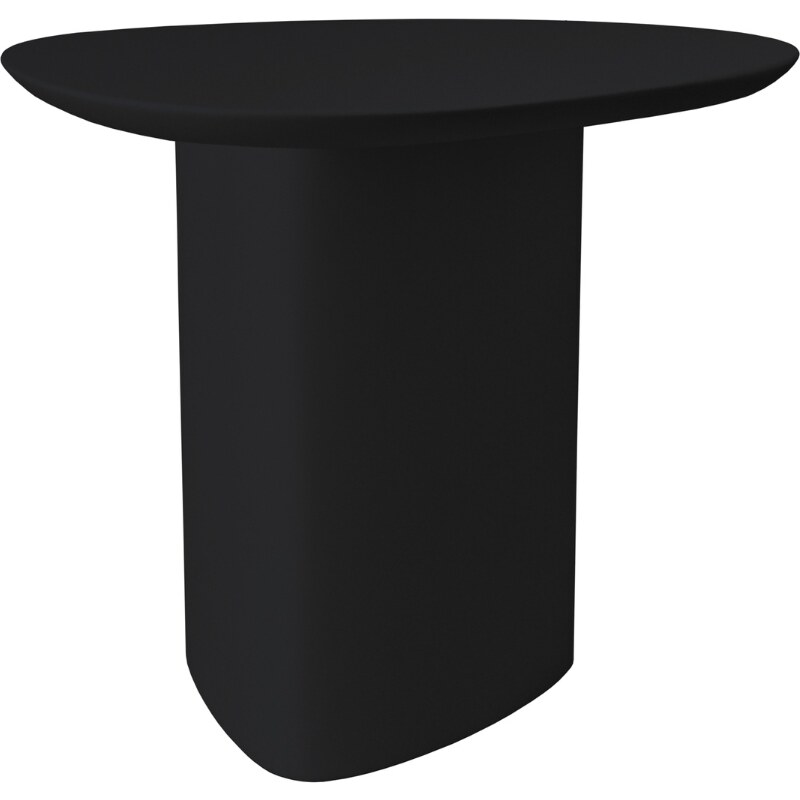 Černý lakovaný odkládací stolek RAGABA CELLS 50 x 50 cm