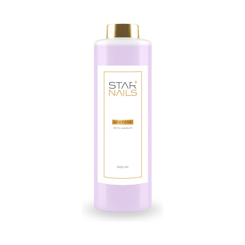 Acetone Starnails, 500ml - With Lanolin - kosmetický aceton