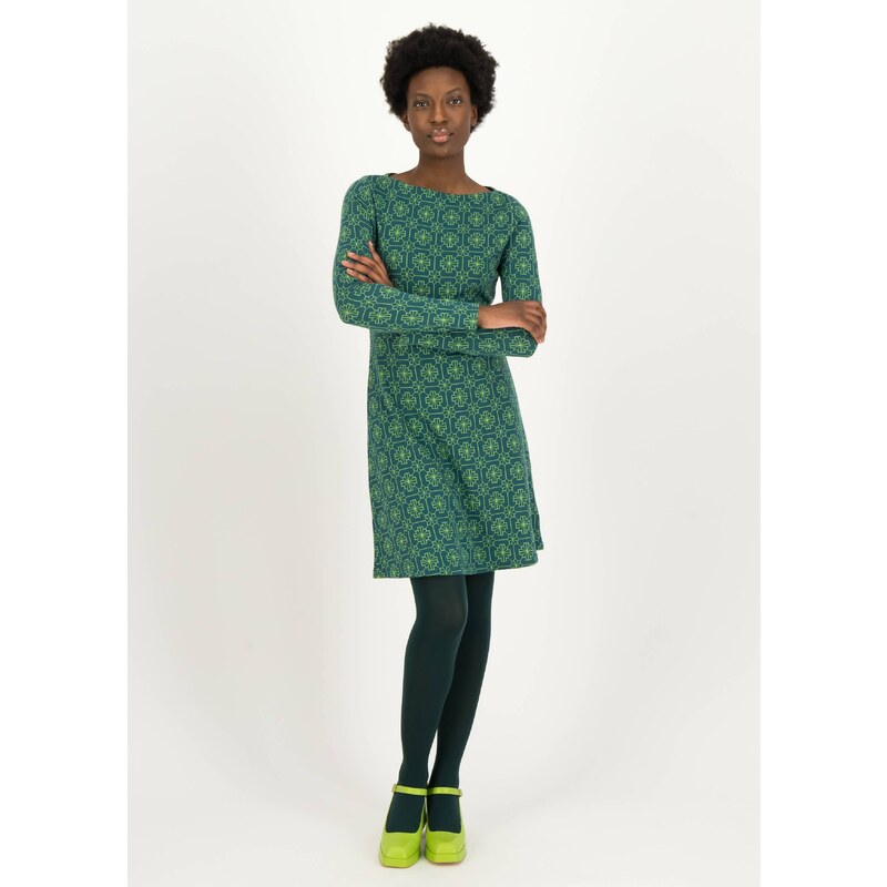 Mod a Hula – zelené áčkové šaty Blutsgeschwister