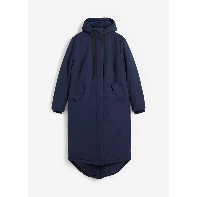 bonprix Zimní kabát prošíváním uvnitř Modrá