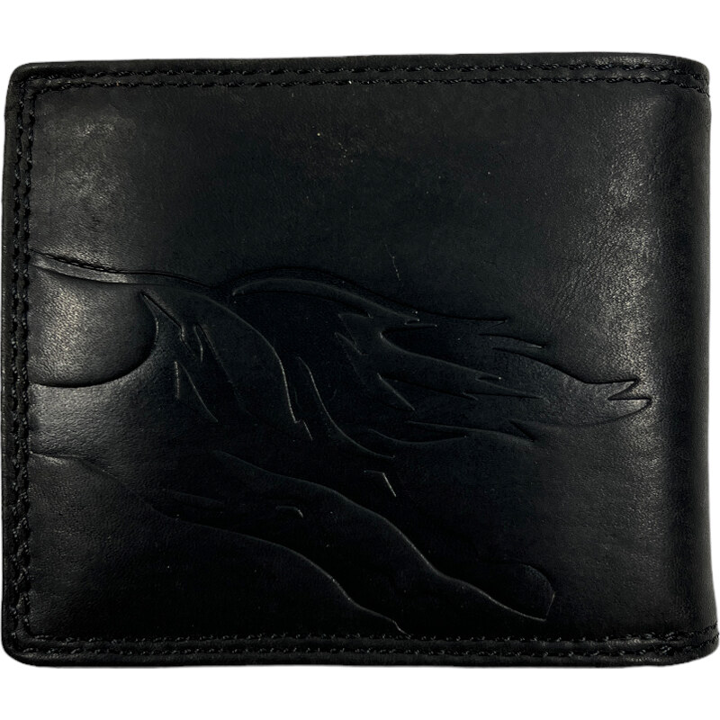 Tillberg Kožená peněženka černá kůň 105
