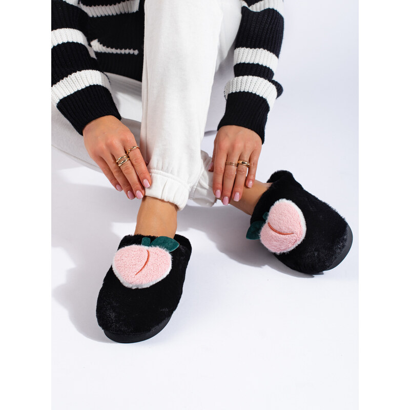 Soft slippers for women Shelvt black