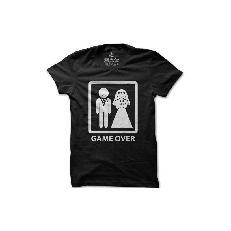 Pánské tričko Svatební game over