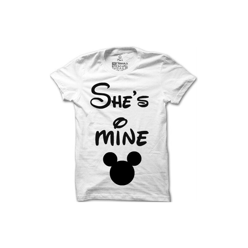 Pánské pánské tričko She's mine Minnie Mouse