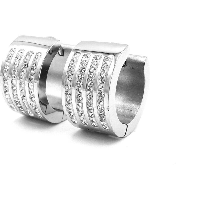 Steel Jewelry náušnice KRUHY Chirurgická ocel NS231152