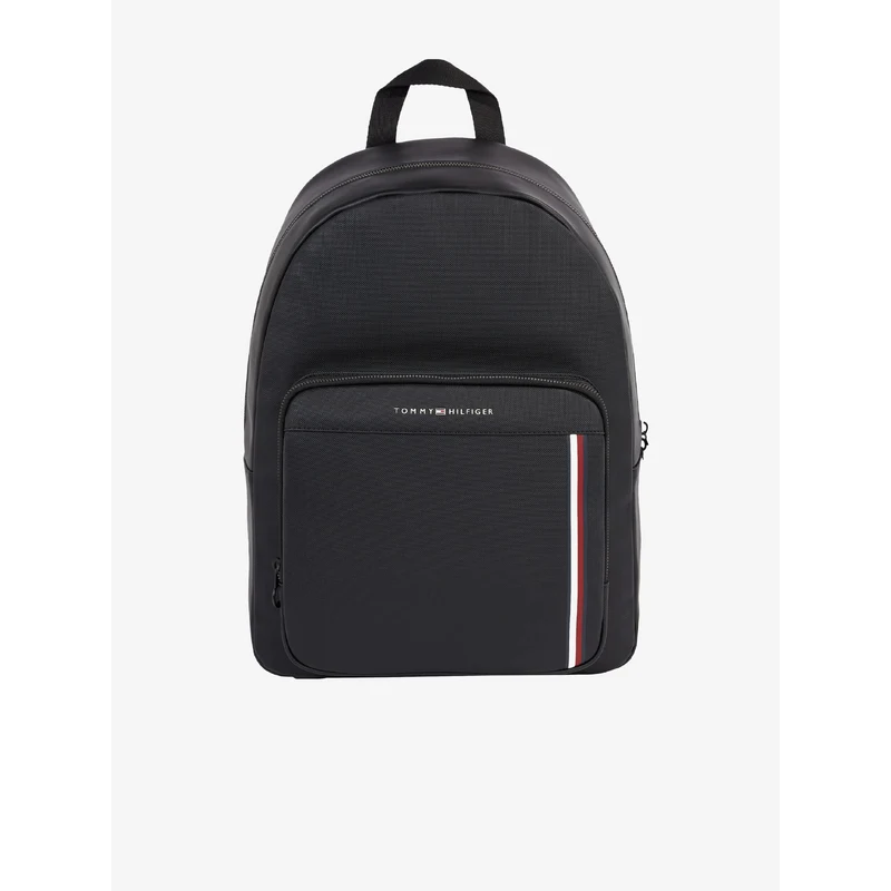 Černý pánský batoh Tommy Hilfiger Pique Backpack Pánské