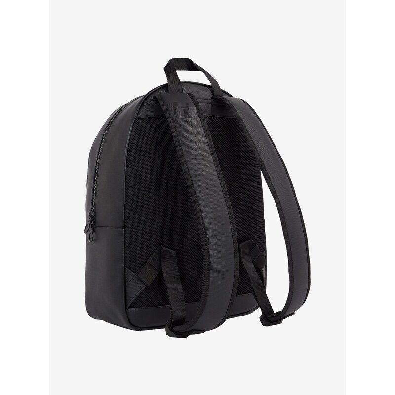 Černý pánský batoh Tommy Hilfiger Pique Backpack - Pánské