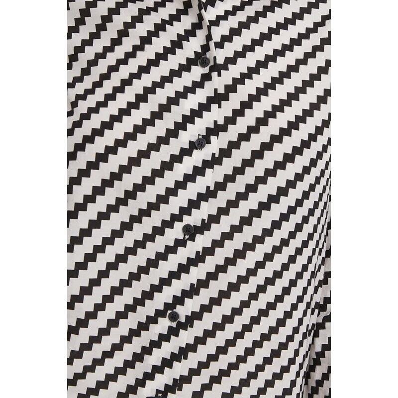 Košile Tommy Hilfiger dámská, černá barva, regular, s klasickým límcem