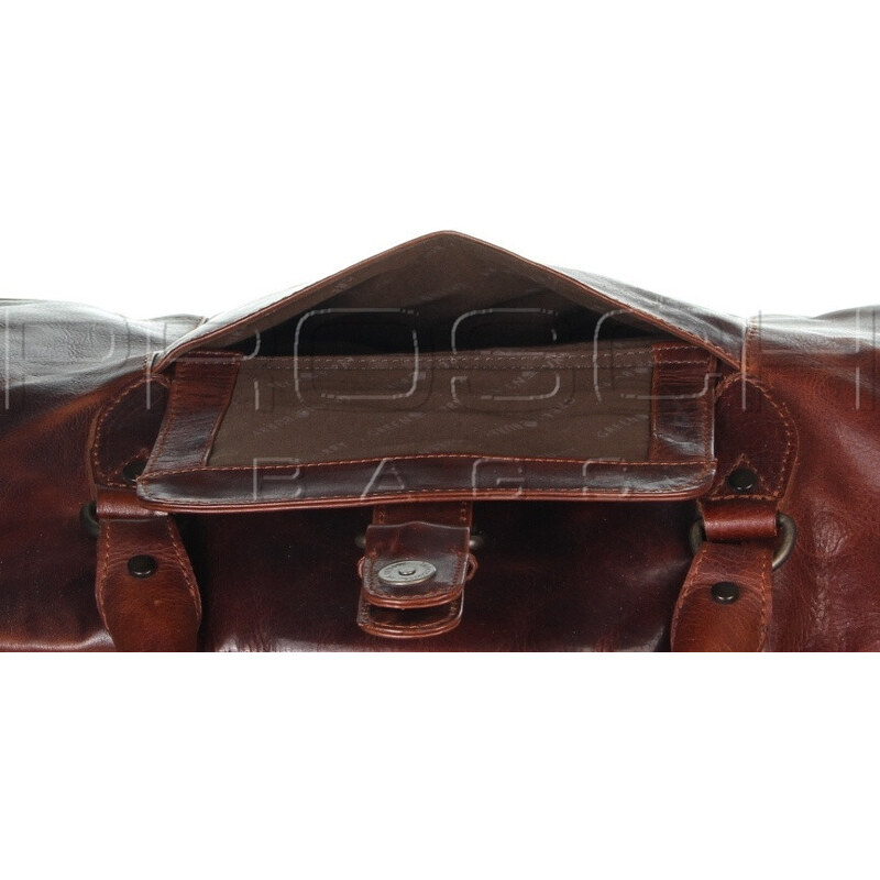Greenburry Cestovní taška BTK 1308-25 cognac 41 l