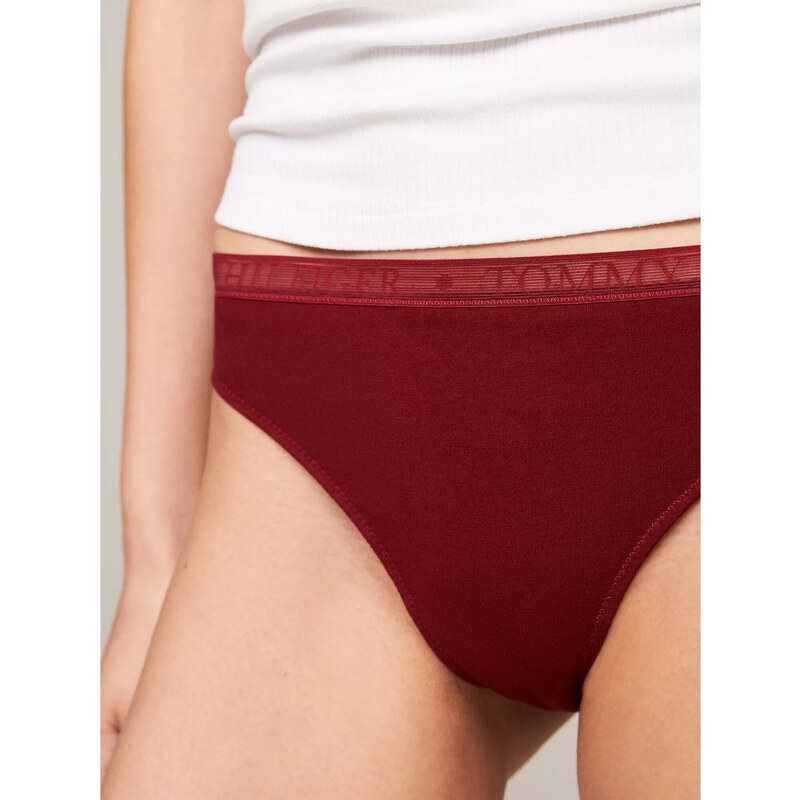 Dámská balení 3P THONG (EXT SIZES) UW0UW048900U4 - Tommy Hilfiger