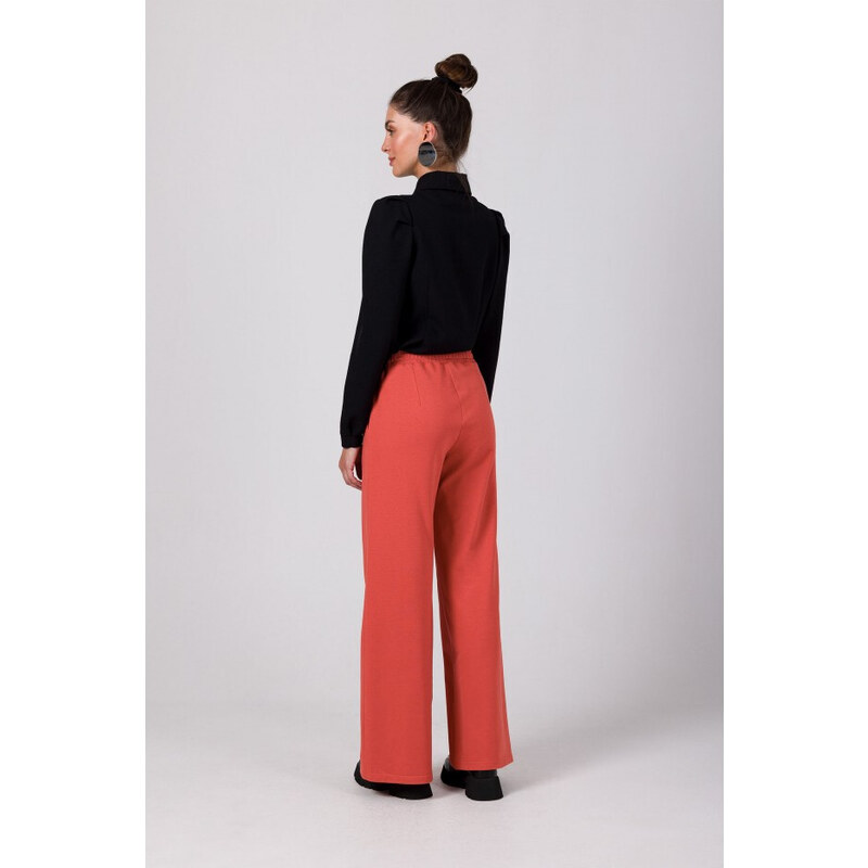 Kalhoty s předním prošíváním červená model 18914931 - BeWear
