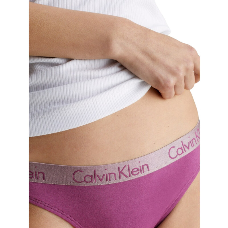 Calvin Klein Underwear Calvin Klein Spodní prádlo Tanga 000QD3539EVAE Fialová