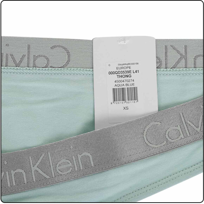 Calvin Klein Underwear Calvin Klein Spodní prádlo Tanga 000QD3539EL41 Zelená