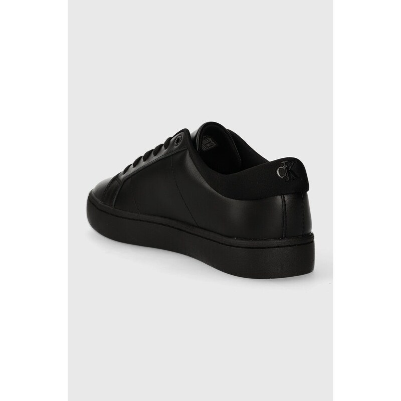 Kožené sneakers boty Calvin Klein Jeans CLASSIC CUPSOLE LOW ML LTH černá barva, YM0YM00864