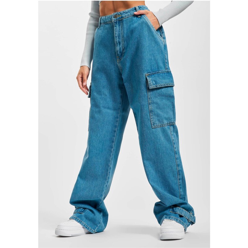 DEF Dámské Cargo kalhoty z denimu 85412753