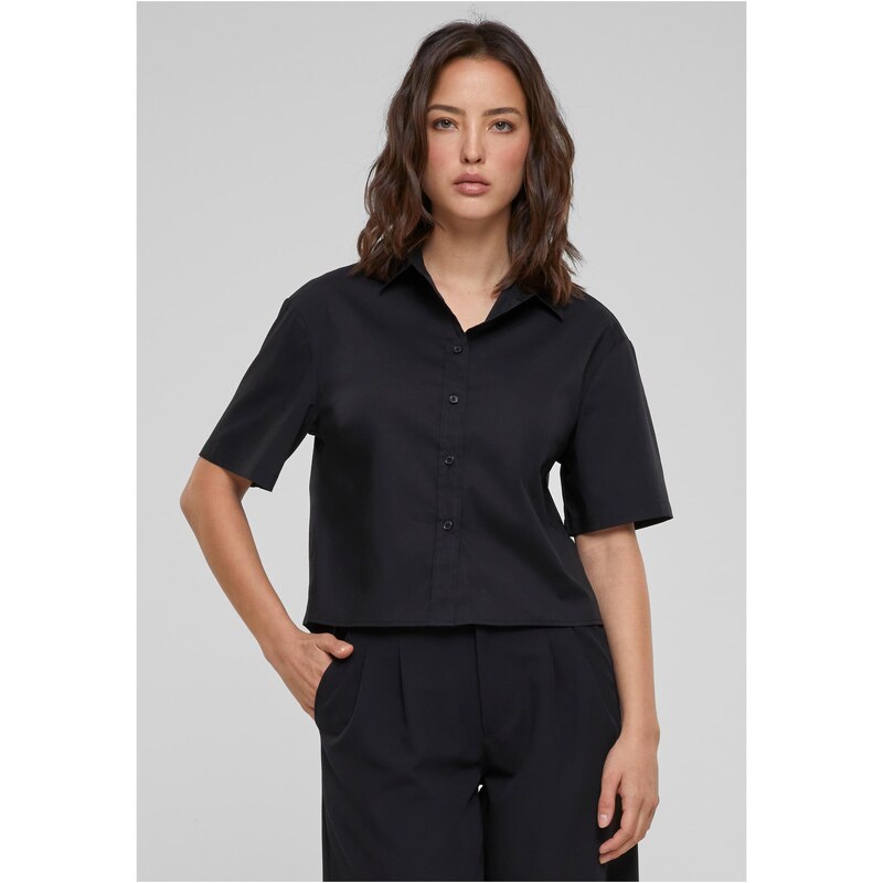 Urban Classics Dámská oversized košile černá 107078957