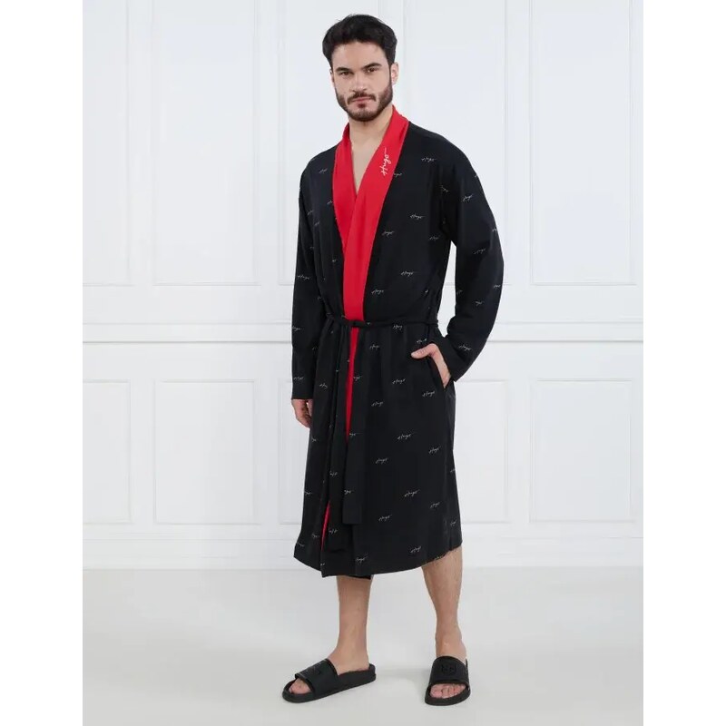 Hugo Bodywear Župan Handwritten Kimono | Relaxed fit