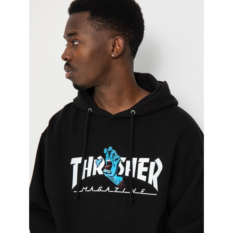 Santa Cruz X Thrasher Screaming Logo HD (black)černá