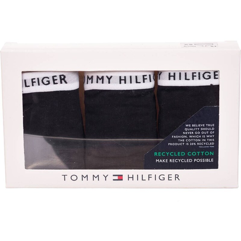 3PACK dámské kalhotky Tommy Hilfiger černé