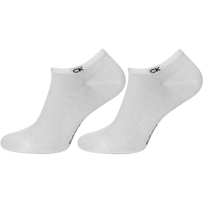 2PACK ponožky Calvin Klein nízké bílé (701218714 002)