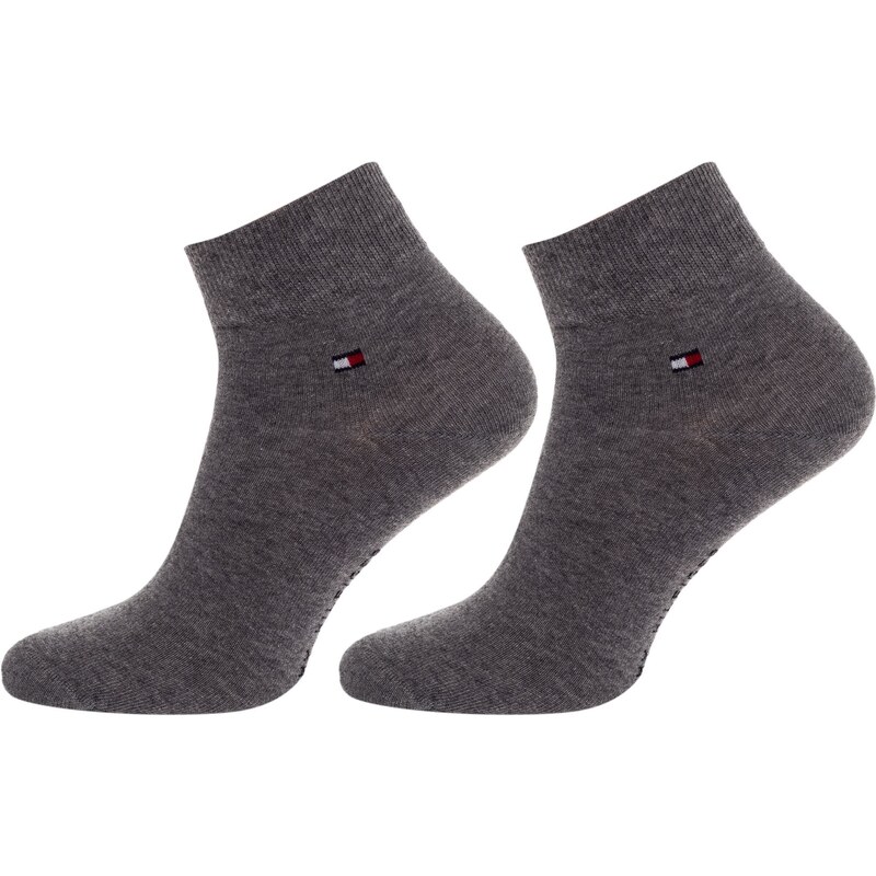 Pánské ponožky Tommy Hilfiger Tommy_Hilfiger_Socks_342025001758_2Pack_Grey