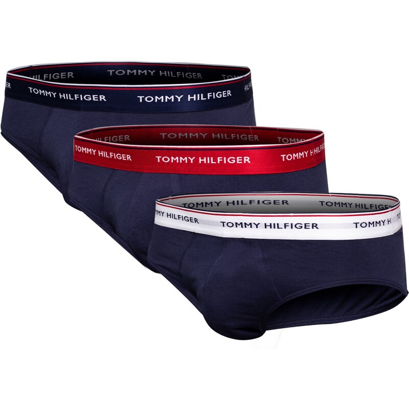 3PACK pánské slipy Tommy Hilfiger tmavě modré