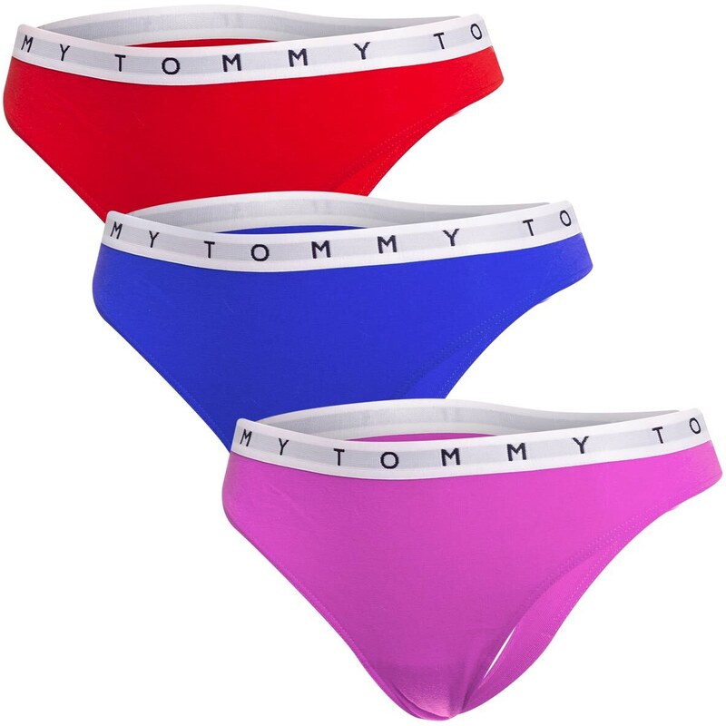 Tommy Hilfiger Woman's 3Pack Thong Brief UW0UW025210RZ