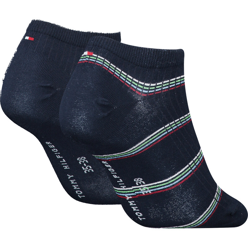 Tommy Hilfiger Woman's 2Pack Socks 701223804003 Navy Blue