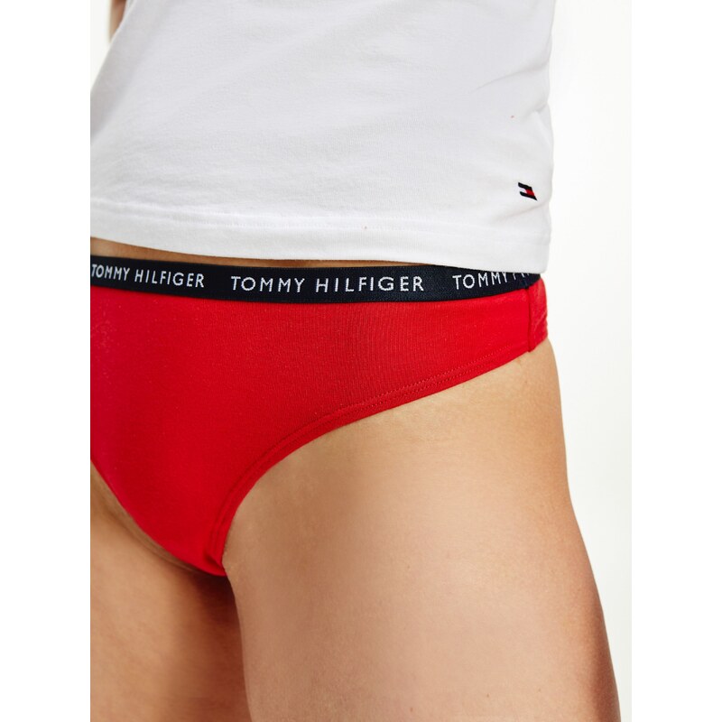 3PACK dámská tanga Tommy Hilfiger vícebarevná