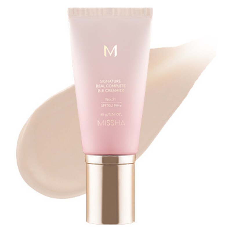 MISSHA - SIGNATURE REAL COMPLETE BB CREAM EX 21 LIGHT BEIGE - liftingový a rozjasňující BB krém 45 g