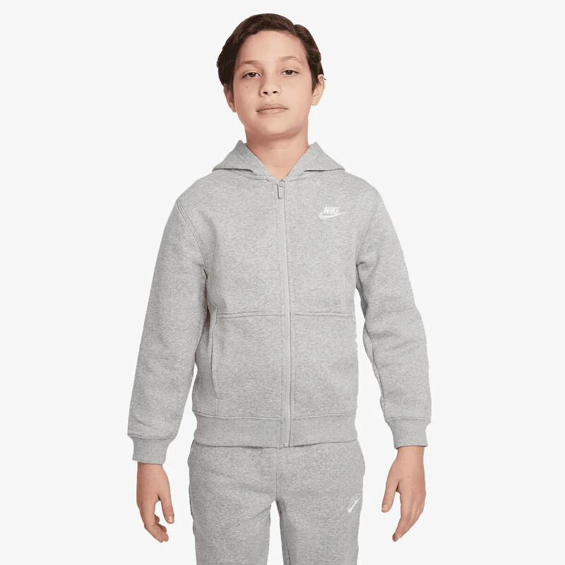 Nike Sportswear Club Fleece Bi GREY