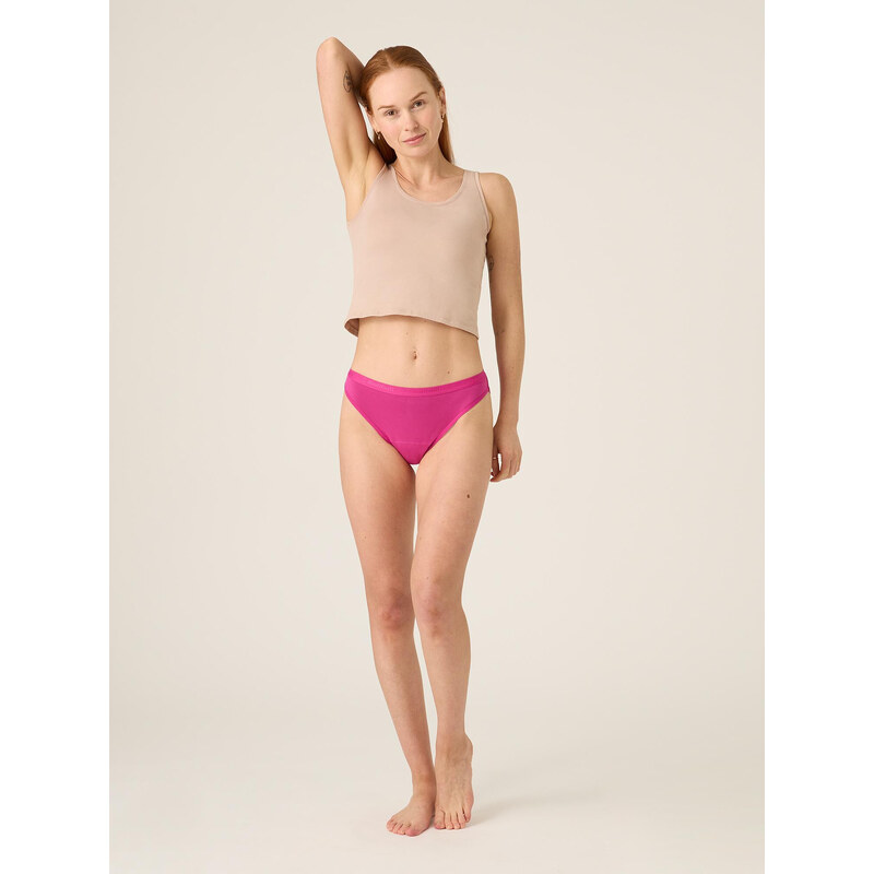 Menstruační kalhotky Modibodi Classic Bikini Light-Moderate Spring Pink (MODI4010SP) XXS