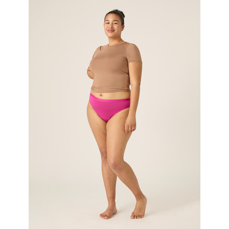 Menstruační kalhotky Modibodi Classic Bikini Light-Moderate Spring Pink (MODI4010SP) XXS