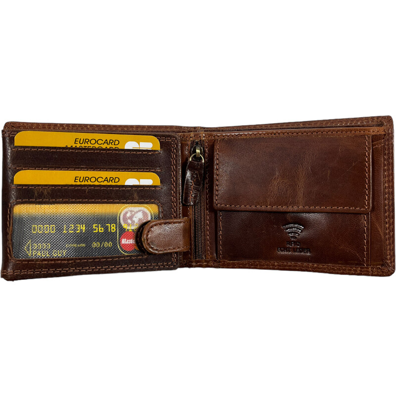 Roberto Kožená peněženka s motivem auto 1023